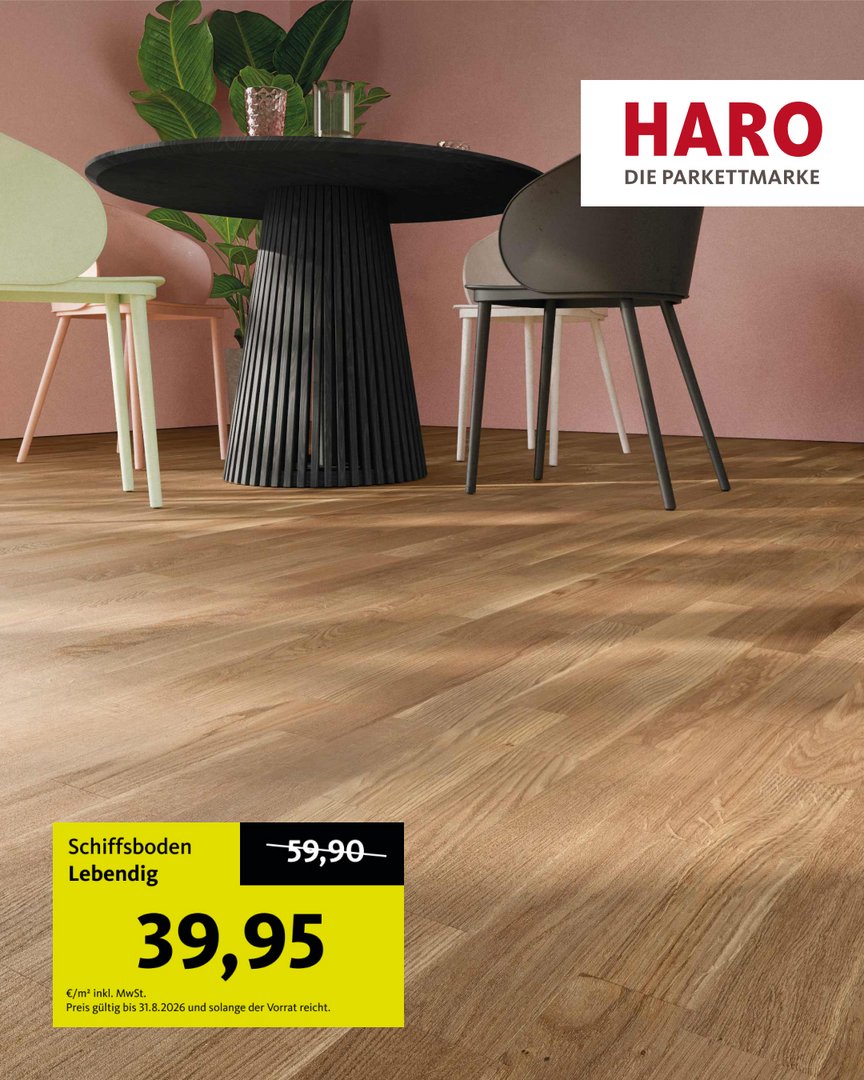 Schiffsboden Eiche Lebendig strukturiert